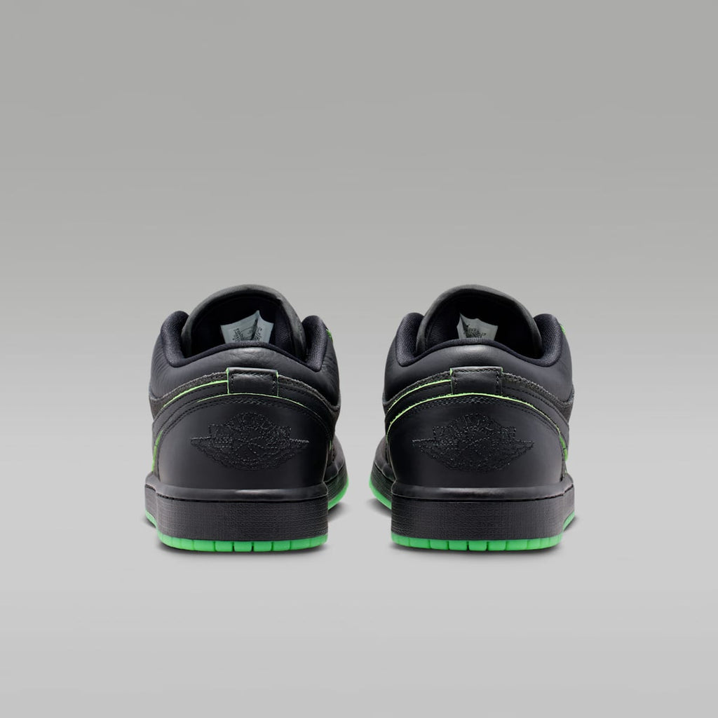 Air Jordan 1 Low SE Men's Shoes - Black/Scream Green/Dark Smoke Grey/Black - Image 6