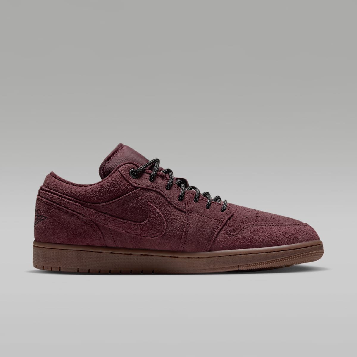 Air Jordan 1 Low SE Men's Shoes - Dark Team Red/Gum Medium Brown/Black - Image 3