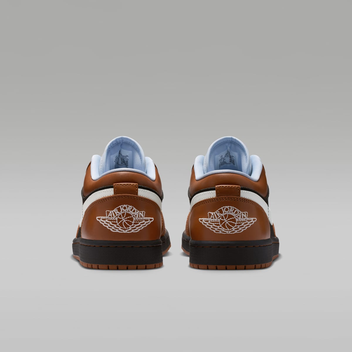 Air Jordan 1 Low SE Men's Shoes - Black/Black/Light British Tan/Sail - Image 6