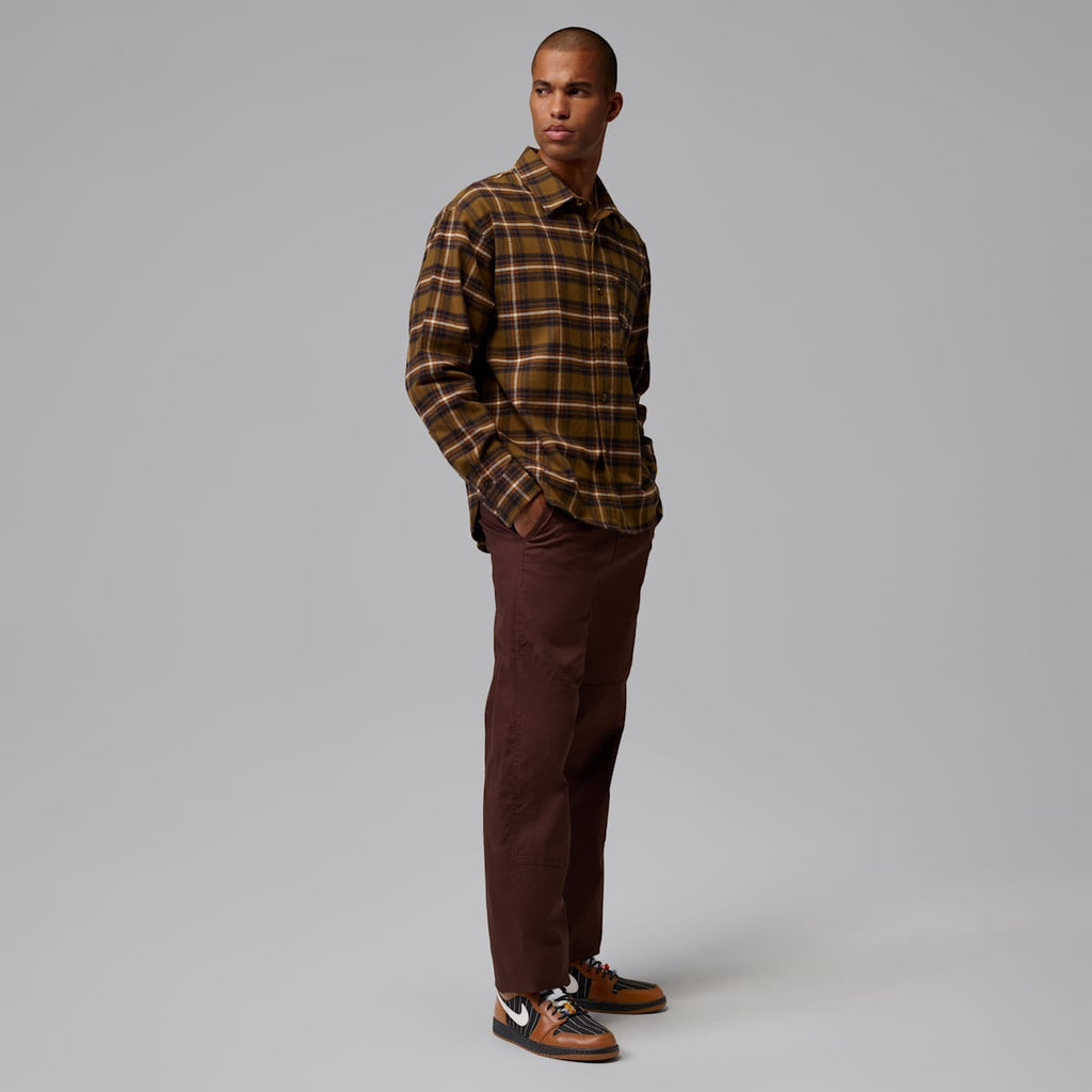 Air Jordan 1 Low SE Men's Shoes - Black/Black/Light British Tan/Sail - Image 10