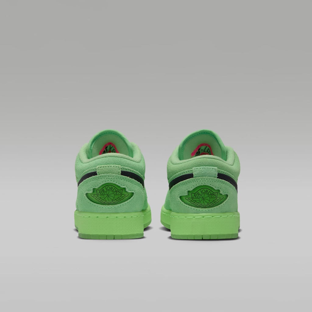 Air Jordan 1 Low SE Big Kids' Shoes - Lime Blast/Lime Blast/Anthracite