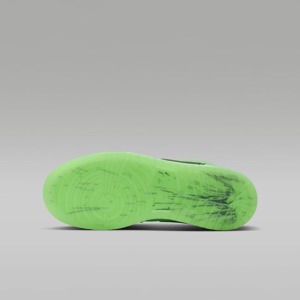 Air Jordan 1 Low SE Big Kids' Shoes - Lime Blast/Lime Blast/Anthracite