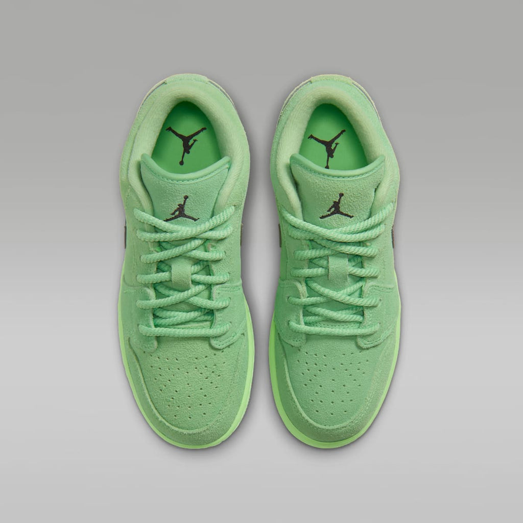 Air Jordan 1 Low SE Big Kids' Shoes - Lime Blast/Lime Blast/Anthracite