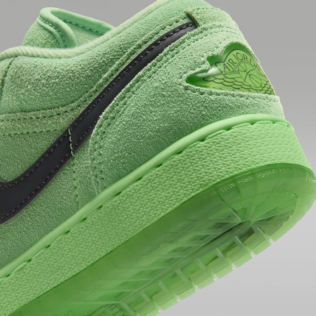 Air Jordan 1 Low SE Big Kids' Shoes - Lime Blast/Lime Blast/Anthracite
