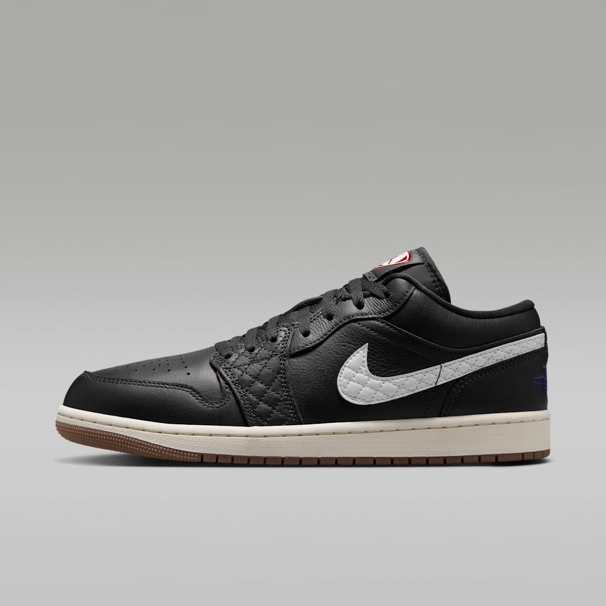 Air Jordan 1 Low SE Men's Shoes - Off Noir/University Red/Game Royal/Sail - Image 1