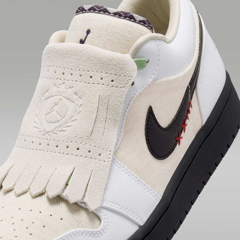 Air Jordan 1 Low SE Men's Shoes - Light Orewood Brown/Black/Steam/White - Image 7