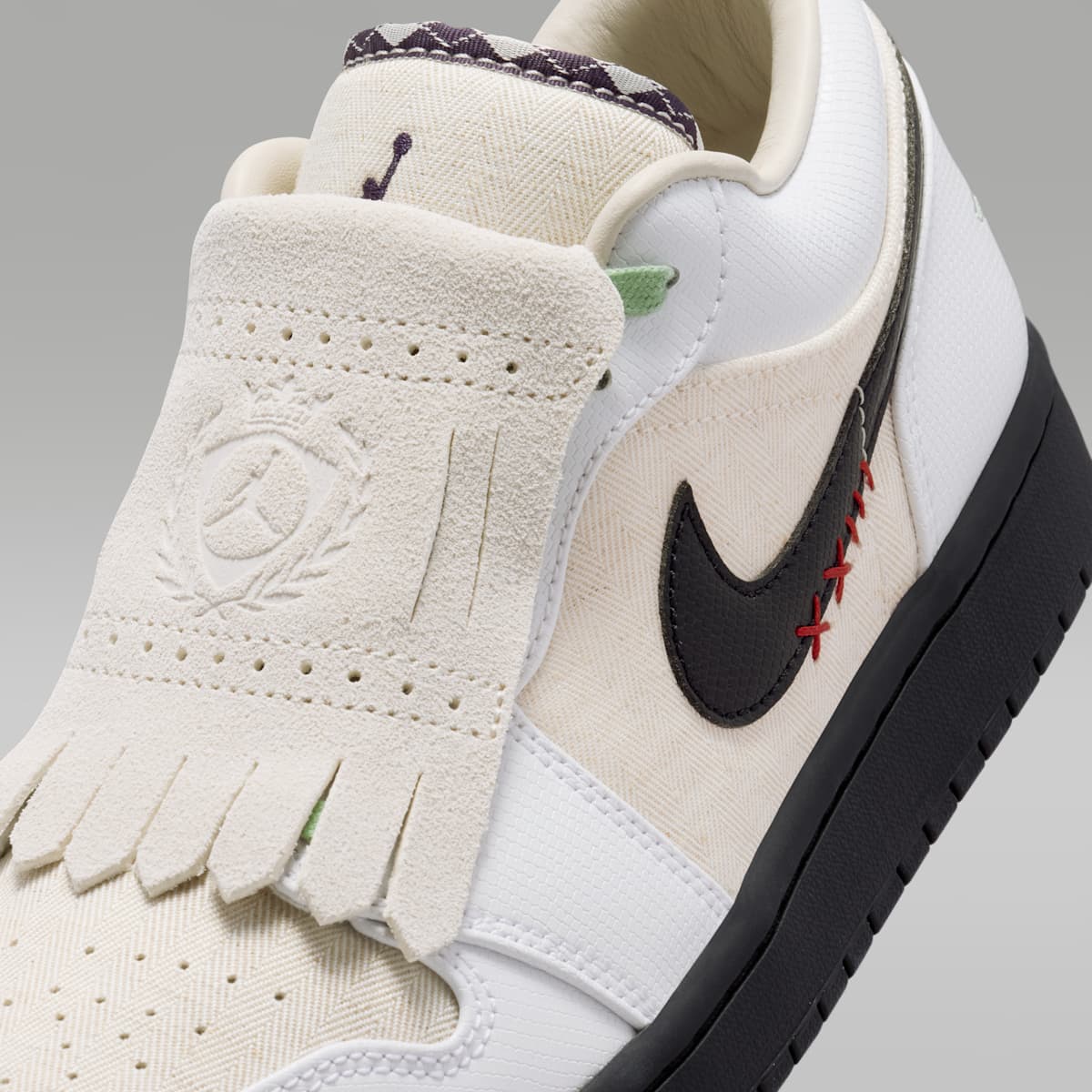 Air Jordan 1 Low SE Men's Shoes - Light Orewood Brown/Black/Steam/White - Image 7