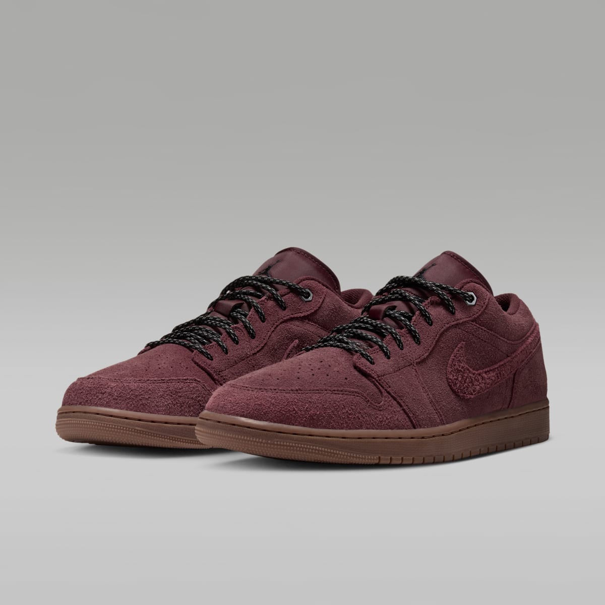 Air Jordan 1 Low SE Men's Shoes - Dark Team Red/Gum Medium Brown/Black - Image 5