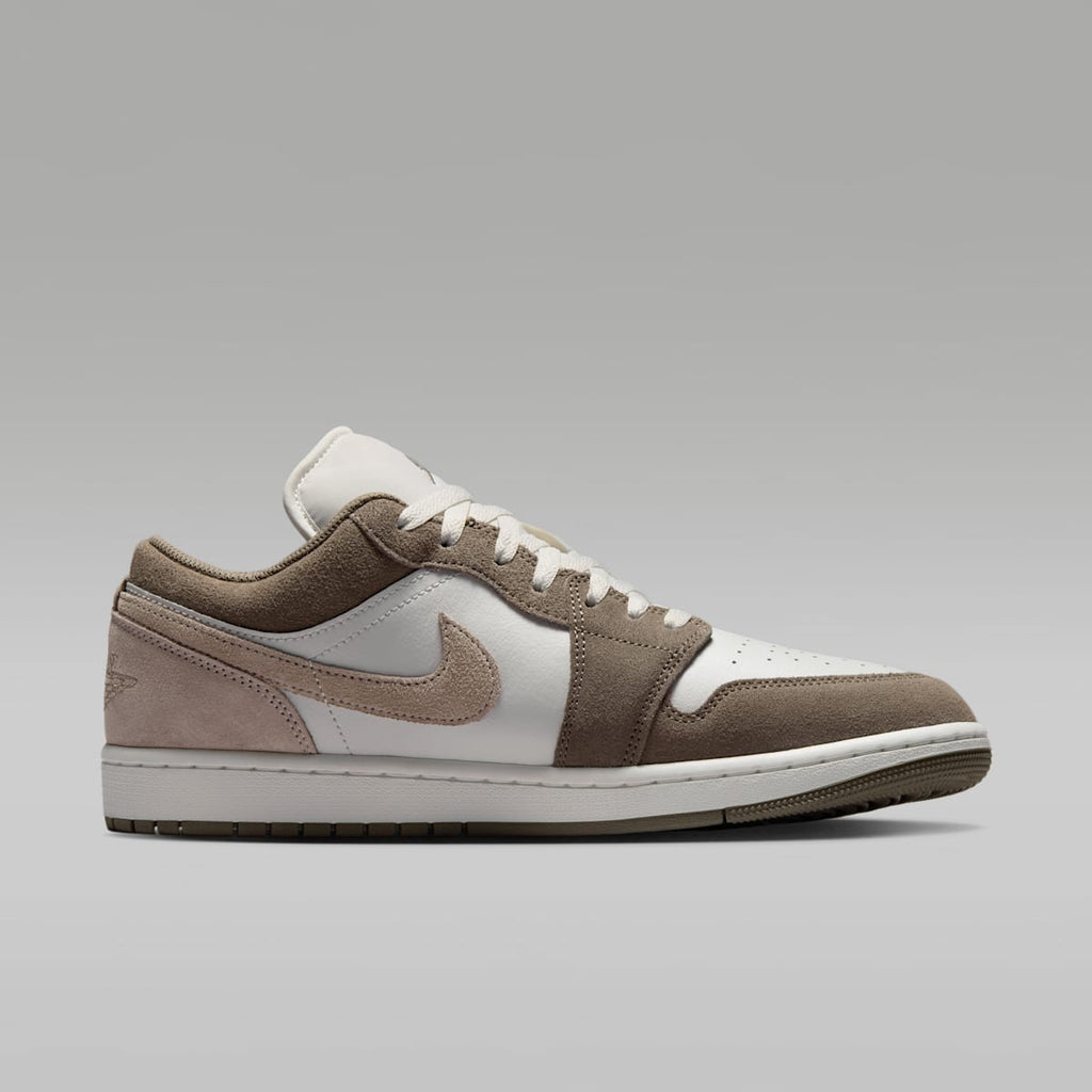 Women's Air Jordan 1 Low Men's Shoes - Olive Grey/Summit White/Pale Ivory/Enigma Stone