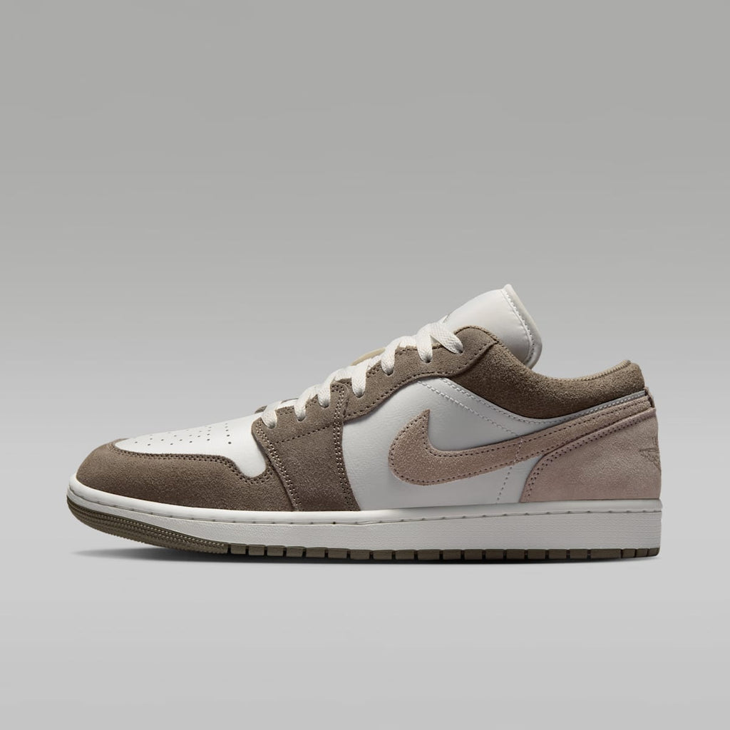 Air Jordan 1 Low Men's Shoes - Olive Grey/Summit White/Pale Ivory/Enigma Stone - Image 1