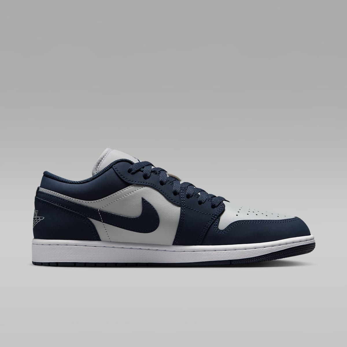 Air Jordan 1 Low Men's Shoes - Obsidian/Grey Fog/Pink Foam/Obsidian - Image 3