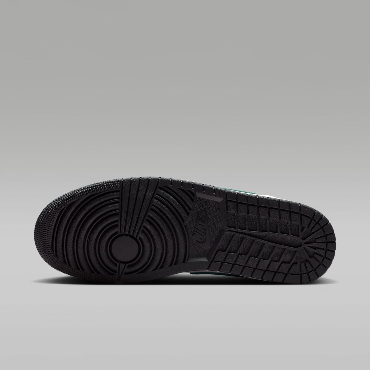 Air Jordan 1 Low Men's Shoes - Black/Gorge Green/Summit White - Image 2