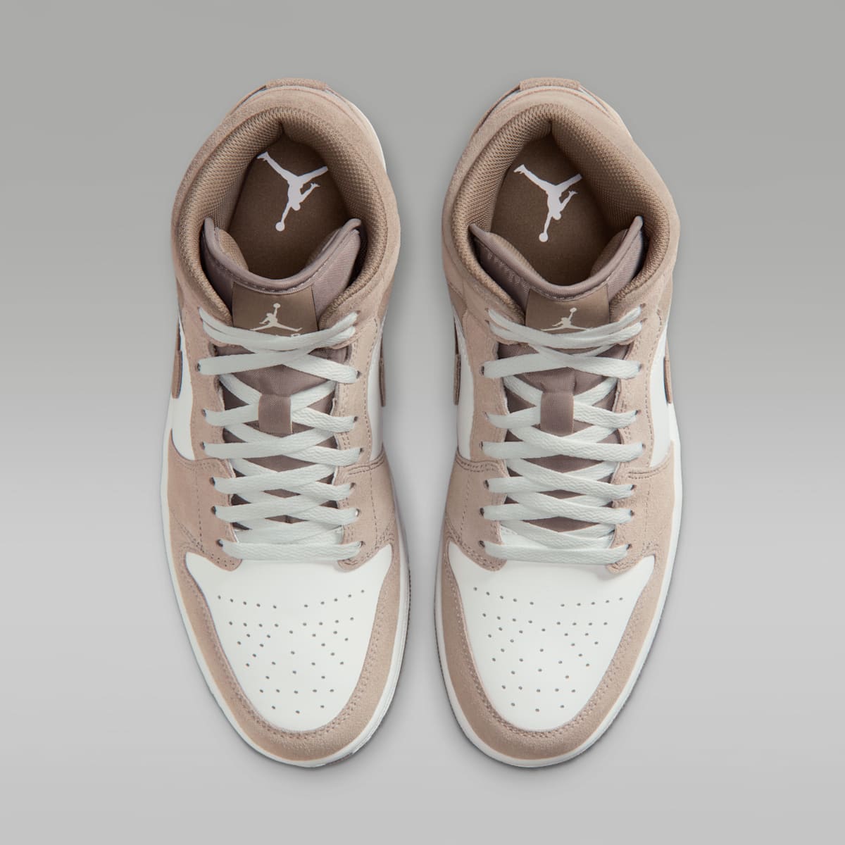 Air Jordan 1 Mid Men's Shoes - Enigma Stone/Summit White/Olive Grey - Image 4
