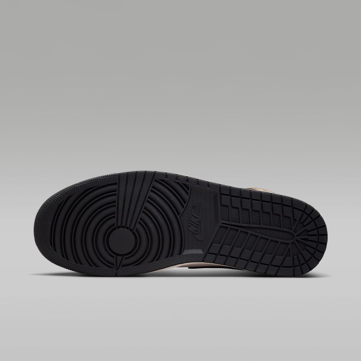 Air Jordan 1 Mid Men's Shoes - Black/Palomino/University Red/Phantom - Image 2