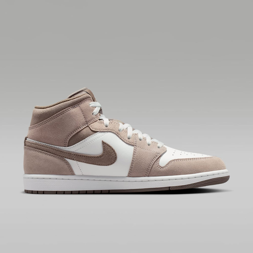 Air Jordan 1 Mid Men's Shoes - Enigma Stone/Summit White/Olive Grey - Image 3