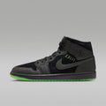 Air Jordan 1 Mid SE Men's Shoes - Black/Sequoia/Scream Green/Black - Image 1
