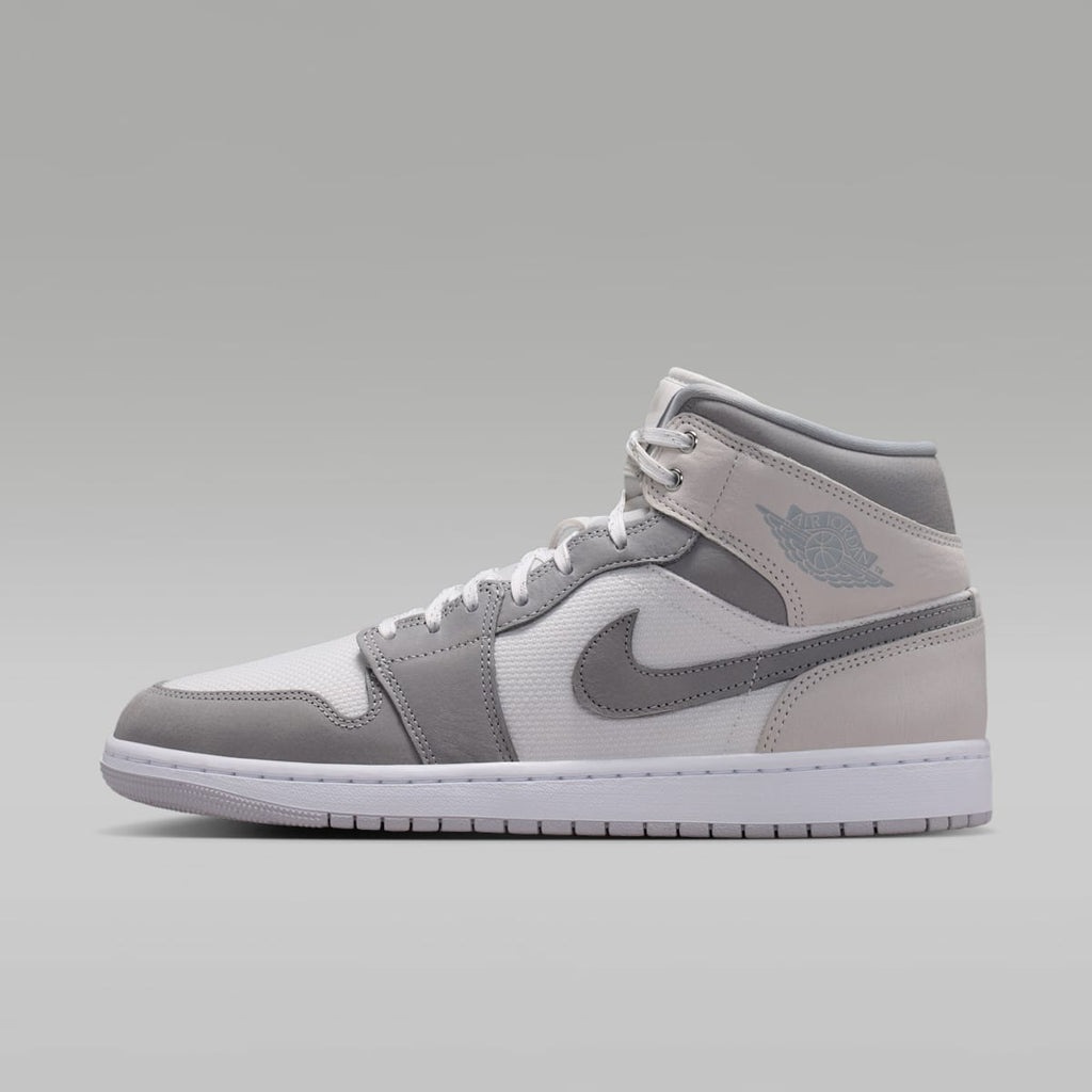 Air Jordan 1 Mid SE Men's Shoes - Summit White/Phantom/Sail/Light Smoke Grey - Image 1