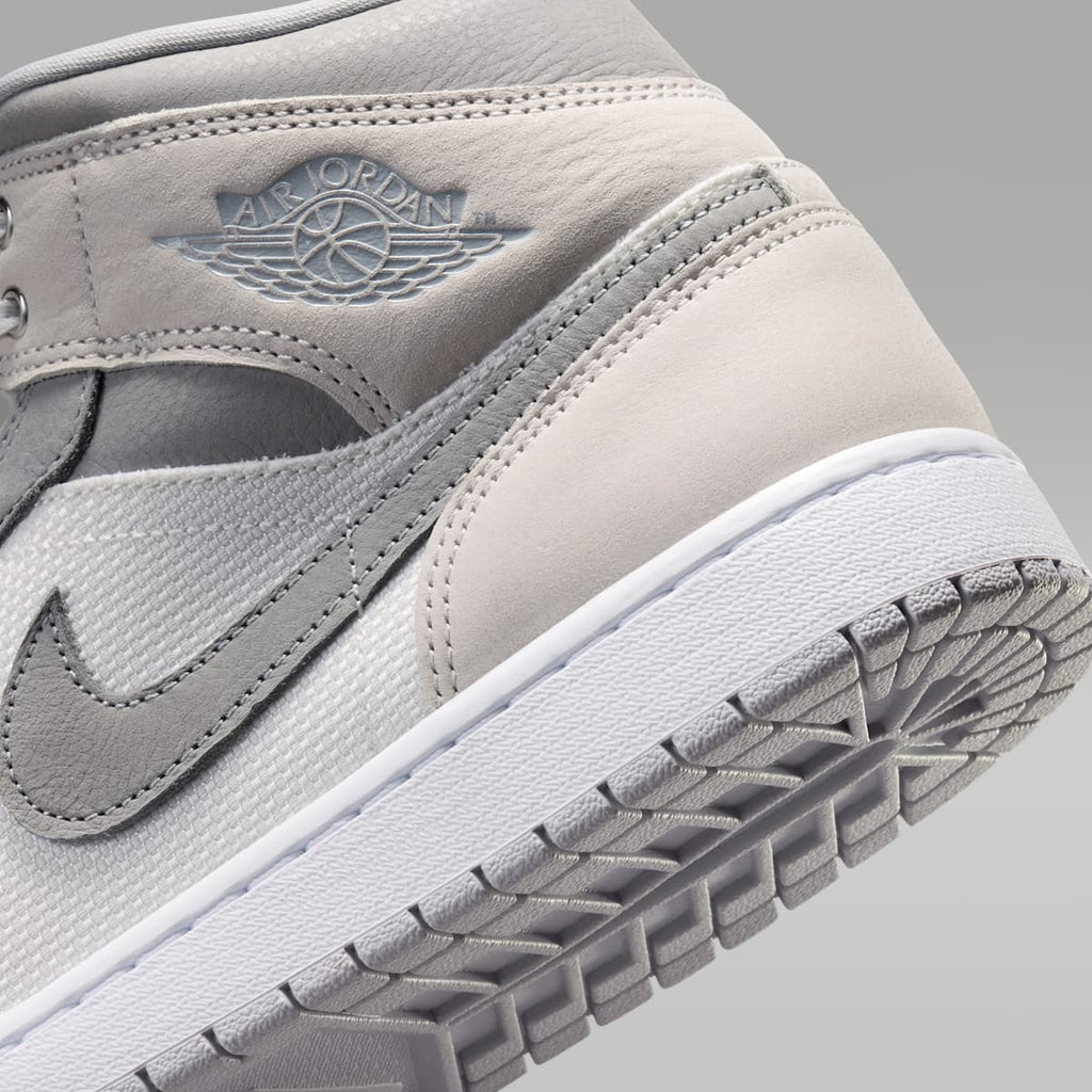 Air Jordan 1 Mid SE Men's Shoes - Summit White/Phantom/Sail/Light Smoke Grey - Image 8