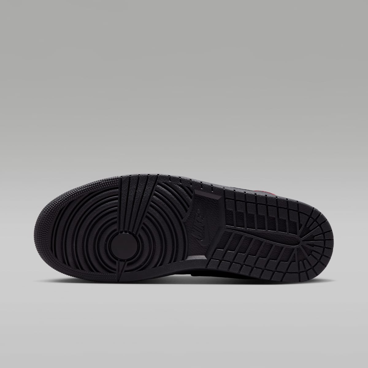 Air Jordan 1 Mid SE Men's Shoes - Black/Black/Tough Red - Image 2