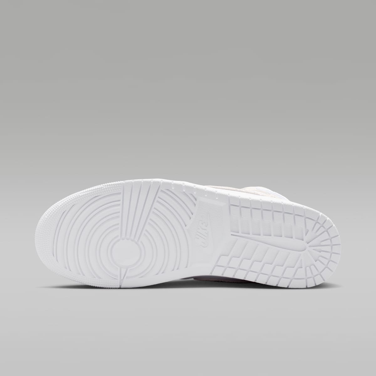 Air Jordan 1 Mid SE Men's Shoes - White/White/White/Field Silver - Image 2