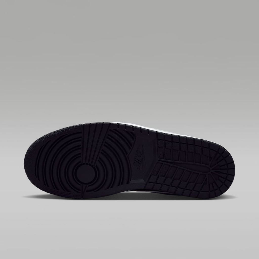 Air Jordan 1 Mid SE Men's Shoes - Black/Black/White - Image 2