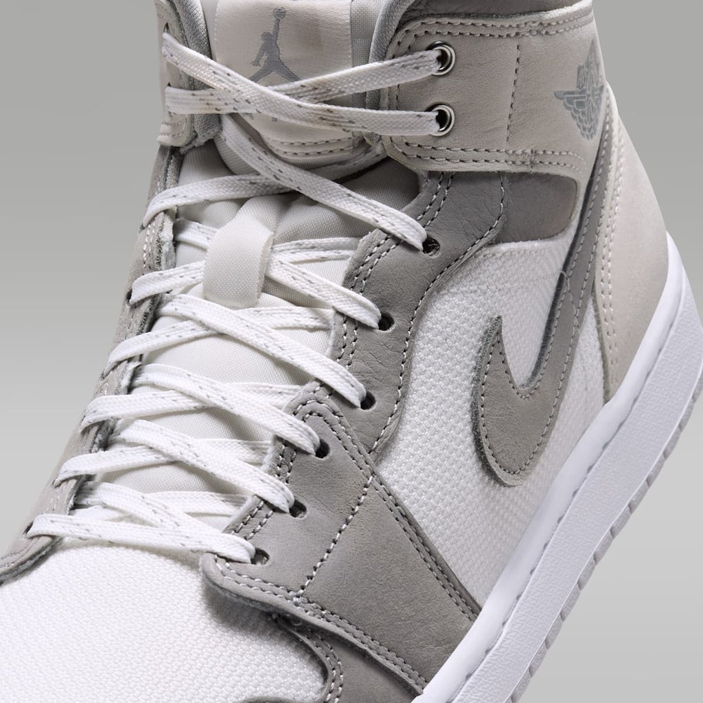 Air Jordan 1 Mid SE Men's Shoes - Summit White/Phantom/Sail/Light Smoke Grey - Image 7
