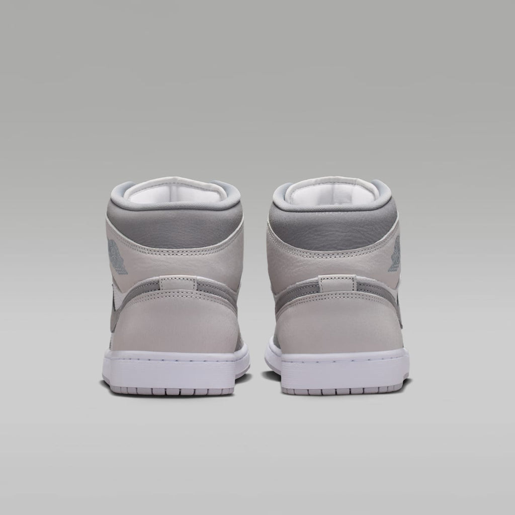 Air Jordan 1 Mid SE Men's Shoes - Summit White/Phantom/Sail/Light Smoke Grey - Image 6