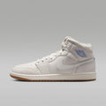 Air Jordan 1 Mid SE Men's Shoes - Phantom/Gum Dark Brown/University Red/Sail - Image 1