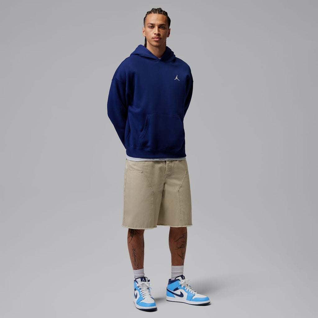 Air Jordan 1 Mid Men's Shoes - University Blue/White/Sail/Midnight Navy - Image 9