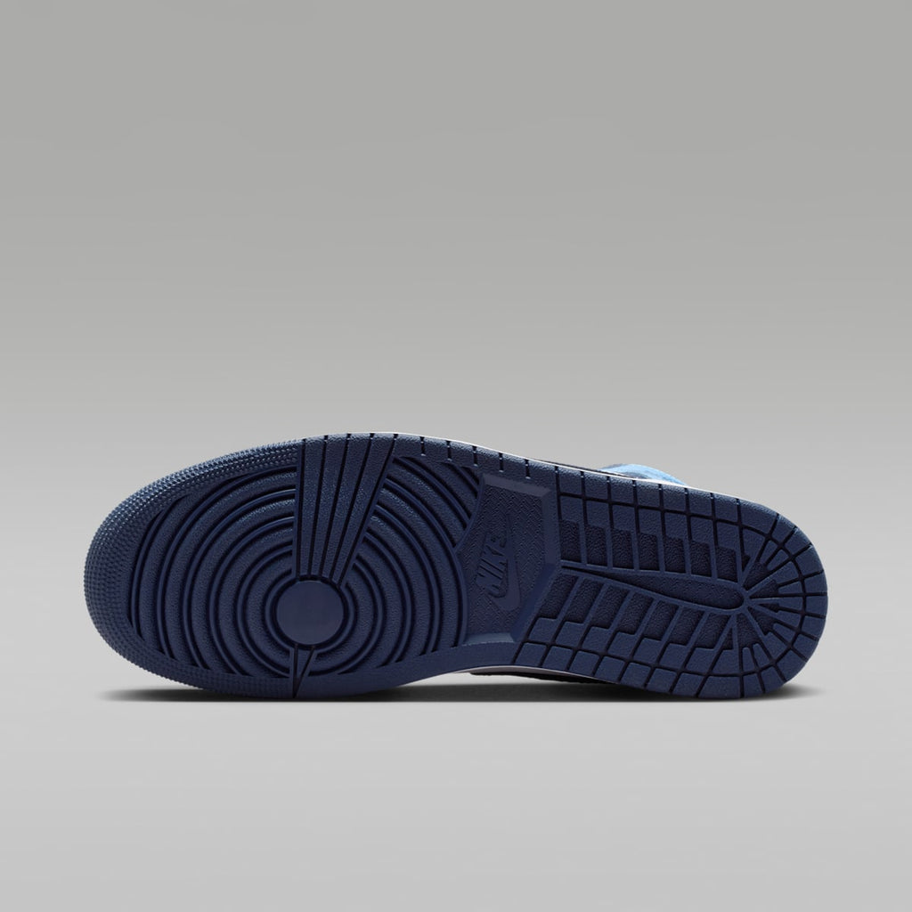 Air Jordan 1 Mid Men's Shoes - University Blue/White/Sail/Midnight Navy - Image 2