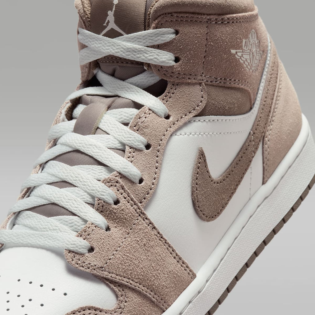 Air Jordan 1 Mid Men's Shoes - Enigma Stone/Summit White/Olive Grey - Image 7