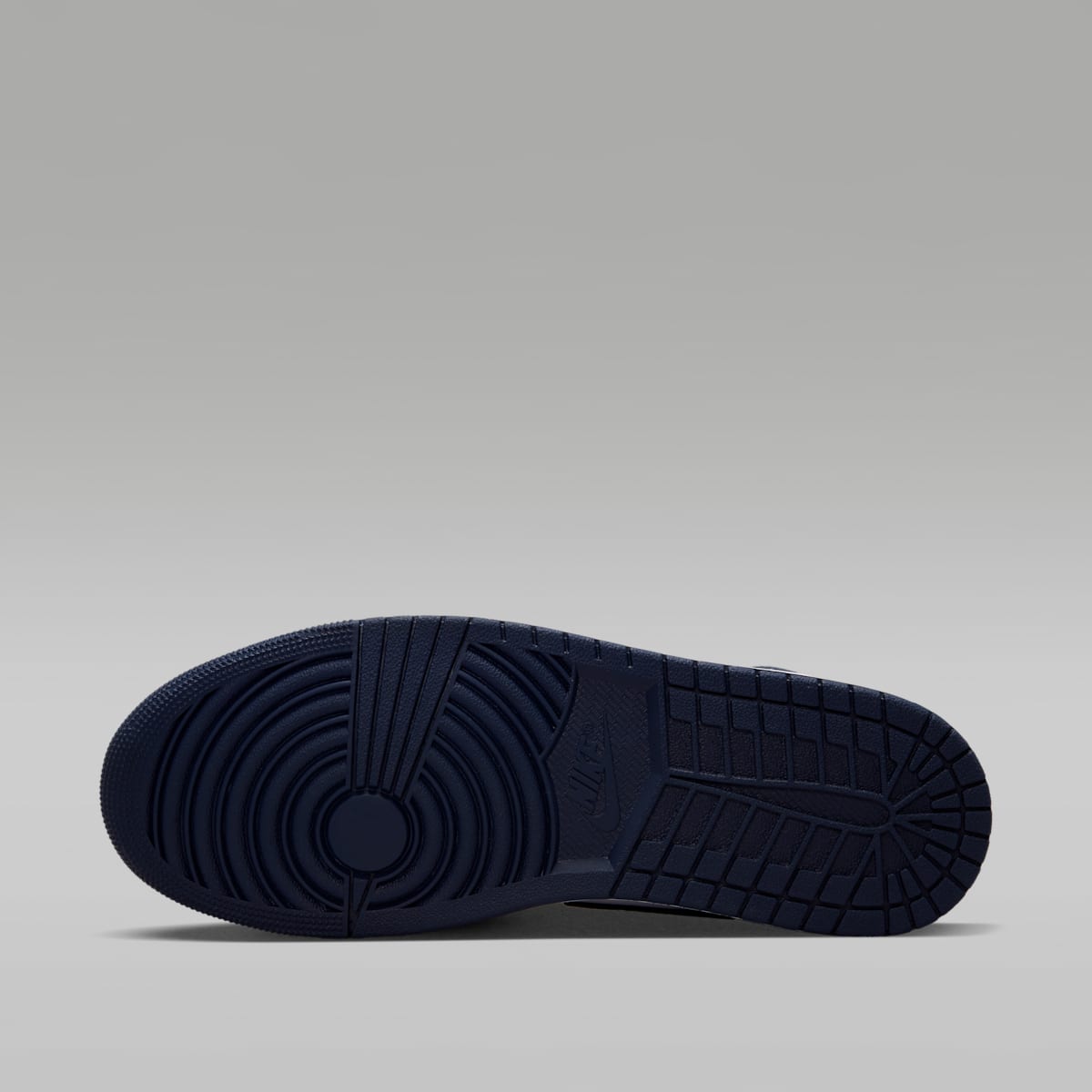 Air Jordan 1 Mid Men's Shoes - Obsidian/White/Grey Fog/Obsidian - Image 2