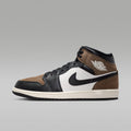 Air Jordan 1 Mid Men's Shoes - Black/Palomino/University Red/Phantom - Image 1