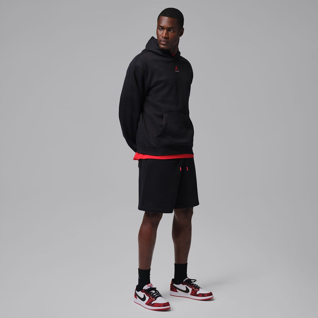 Air Jordan 1 Retro Low OG "Garden" Men's Shoes - Black/Summit White/Laser Fuchsia/Varsity Red - Image 11