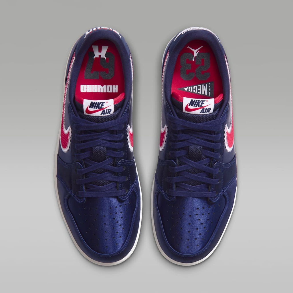 Air Jordan 1 Retro Low OG "Howard" Men's Shoes - College Navy/White/University Red - Image 4