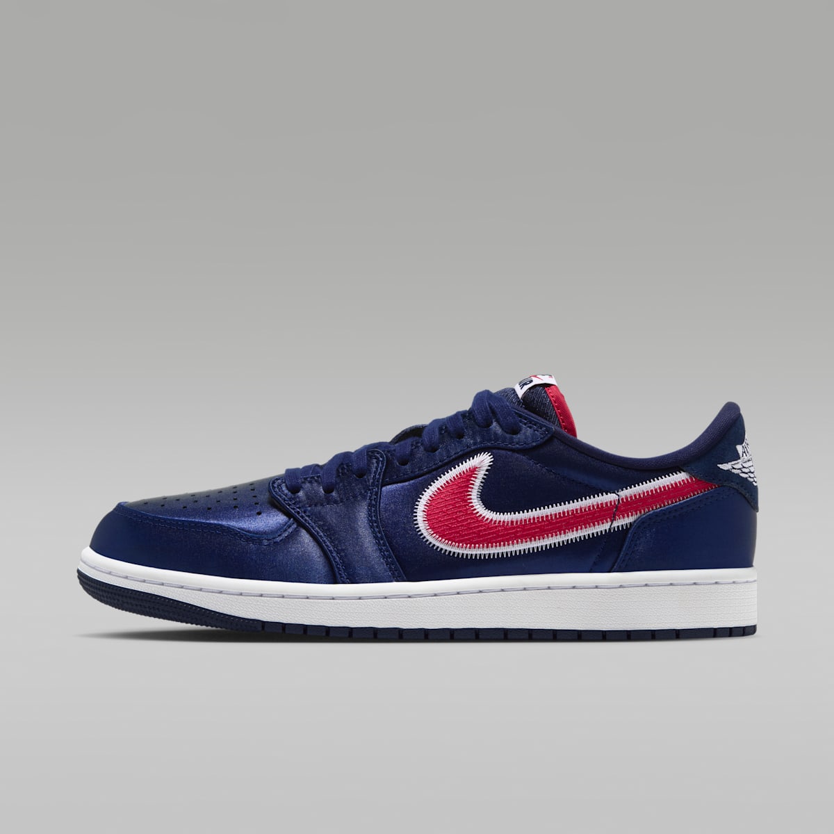 Air Jordan 1 Retro Low OG "Howard" Men's Shoes - College Navy/White/University Red - Image 1