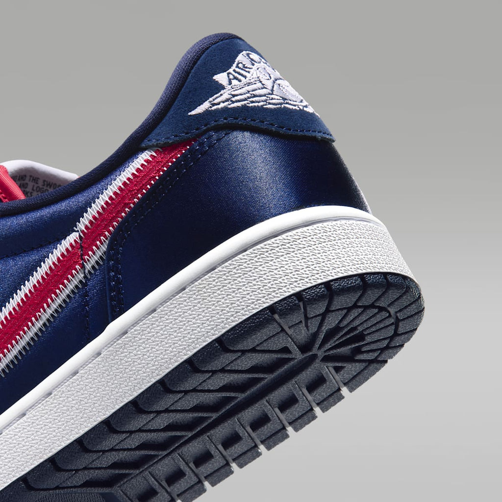 Air Jordan 1 Retro Low OG "Howard" Men's Shoes - College Navy/White/University Red - Image 8