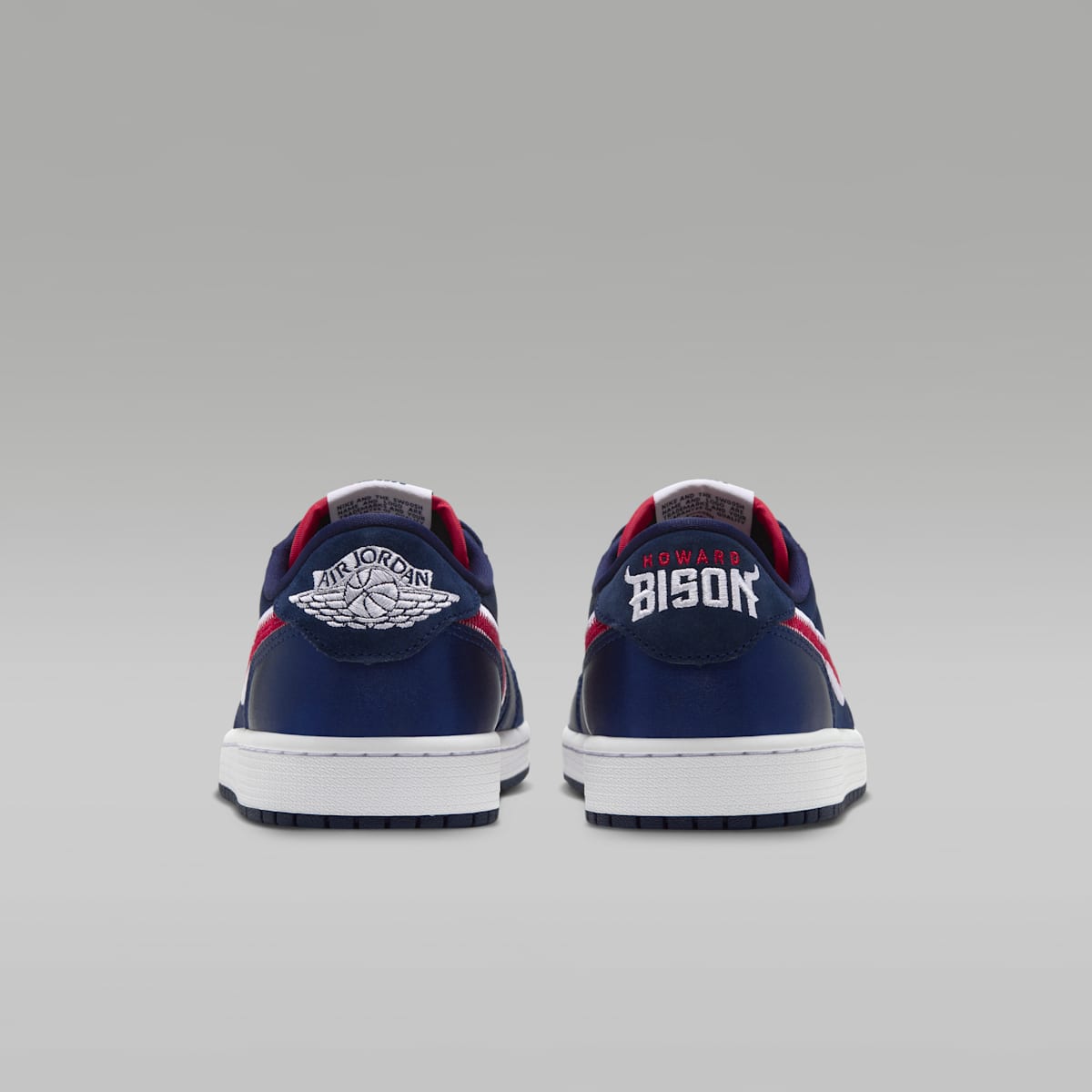 Air Jordan 1 Retro Low OG "Howard" Men's Shoes - College Navy/White/University Red - Image 6