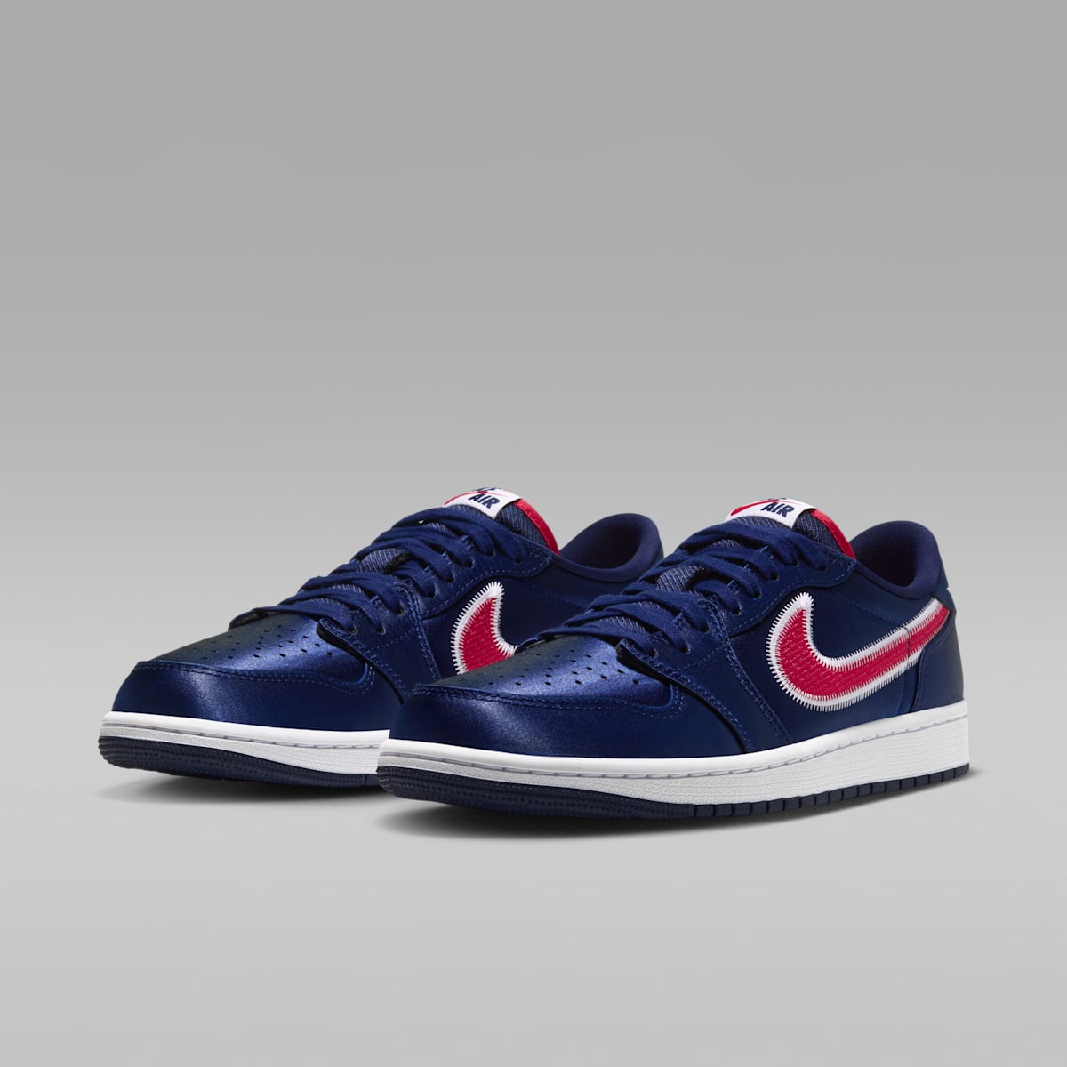 Air Jordan 1 Retro Low OG "Howard" Men's Shoes - College Navy/White/University Red - Image 5