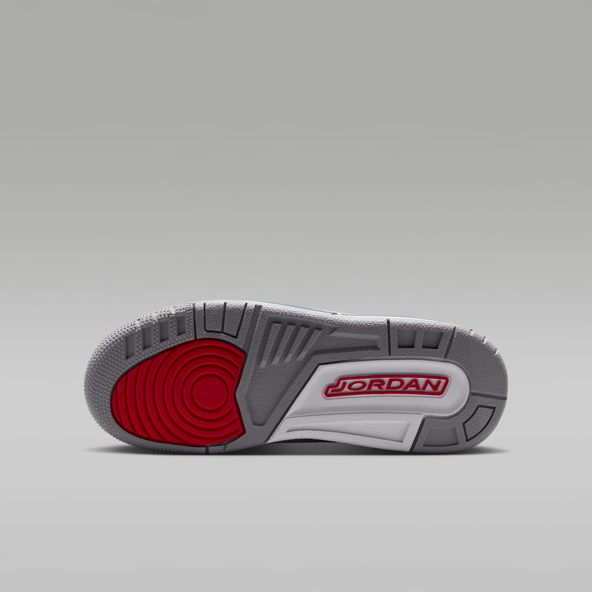 Air Jordan 3 Retro "True Blue" Big Kids' Shoes - White/True Blue/Cement Grey/Fire Red - Image 2