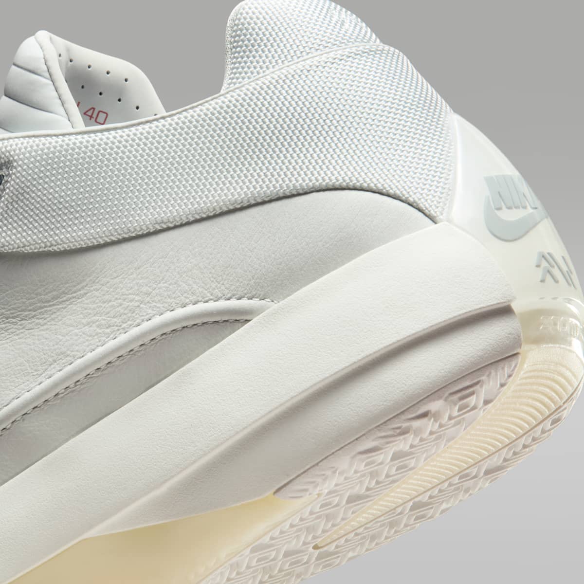 Air Jordan 40 "Wolf Grey" Basketball Shoes - Photon Dust/Flint Grey/Wolf Grey - Image 8