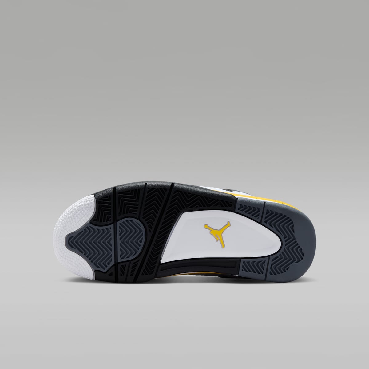 Air Jordan 4 Retro "Tour Yellow" Big Kids' Shoes - White/Dark Blue Grey/Black/Tour Yellow - Image 2