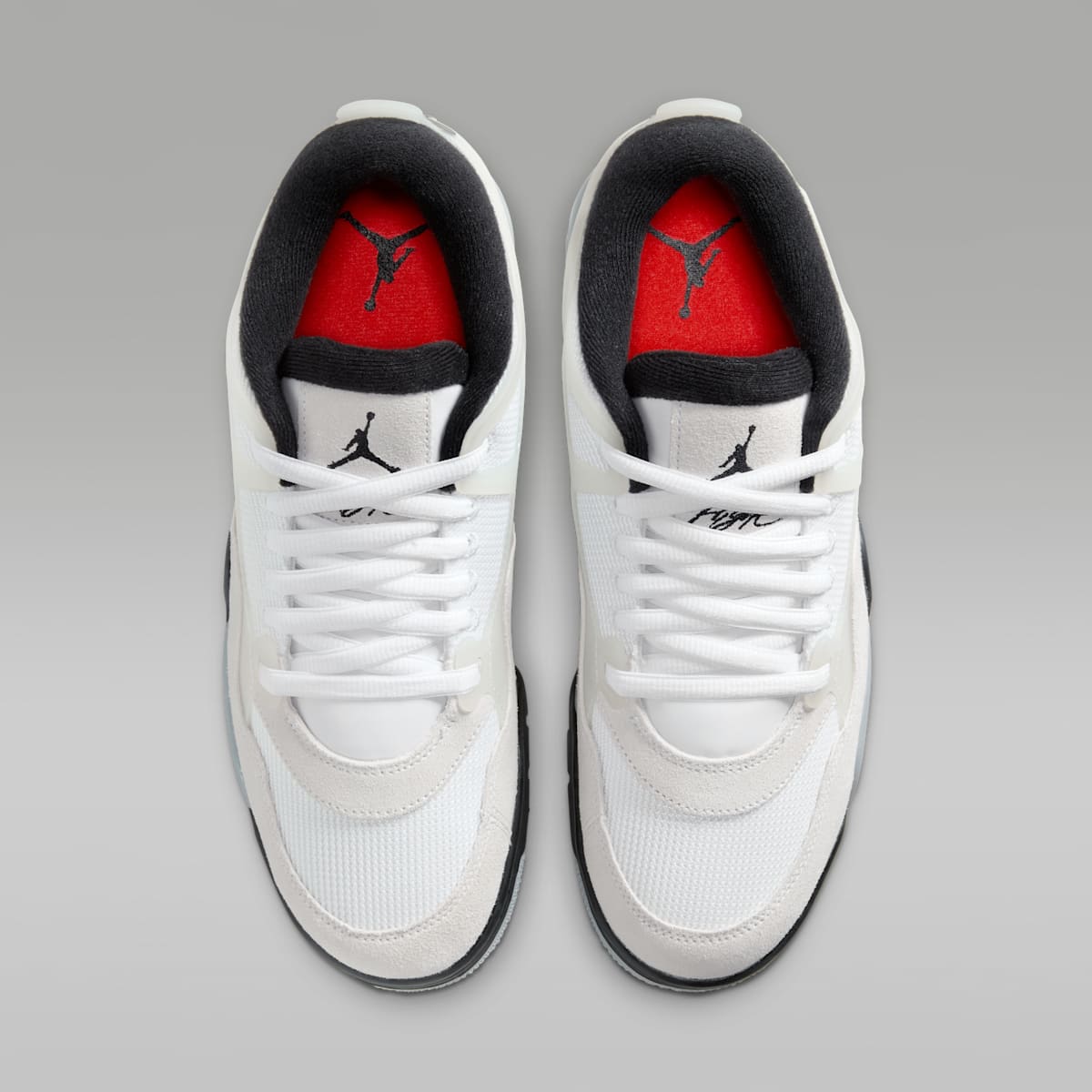 Air Jordan 4 RM Men's Shoes - White/Infrared 23/Light Smoke Grey/Black - Image 4