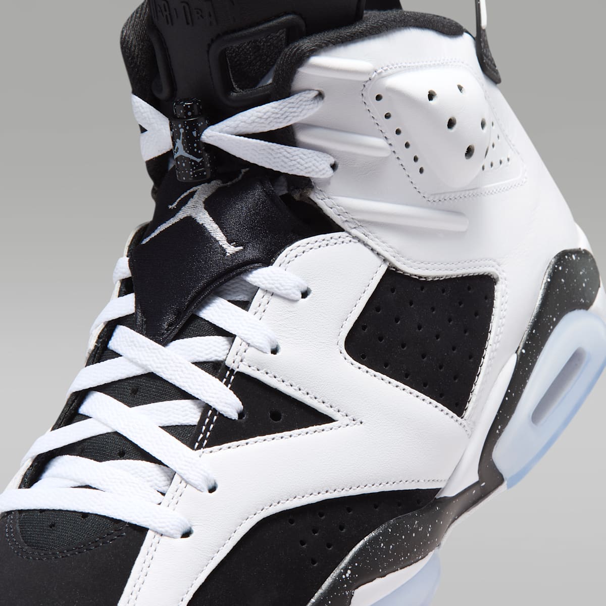 Women's Air Jordan 6 Retro "Black and White" Men's Shoes - White/Black