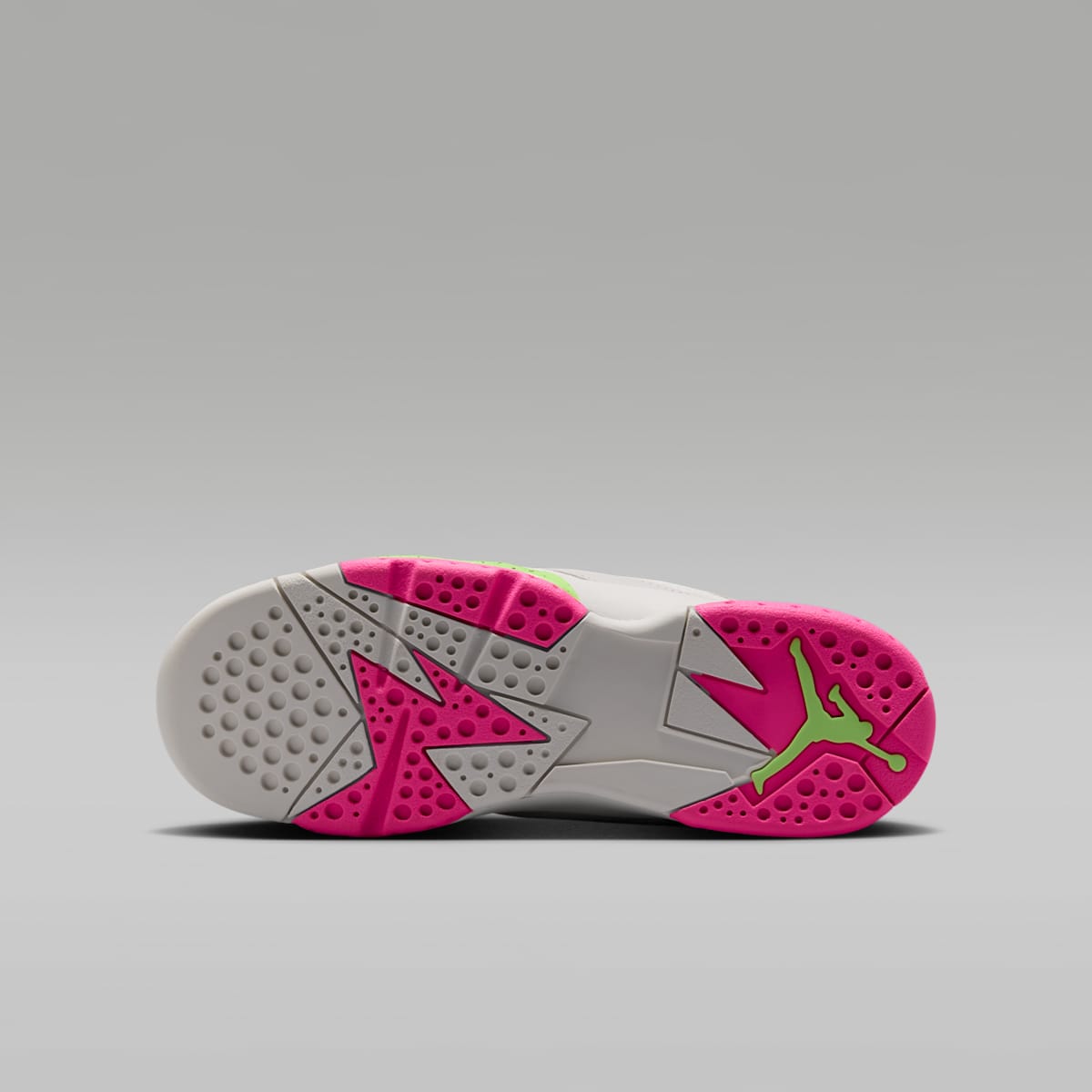 Air Jordan 7 Retro "Tennis Day" Big Kids' Shoes - Phantom/Lime Blast/Pink Blast/Anthracite - Image 2