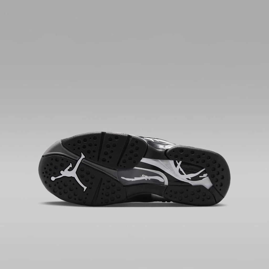 Air Jordan 8 Retro "Chrome" Big Kids' Shoes - Black/Light Graphite/White