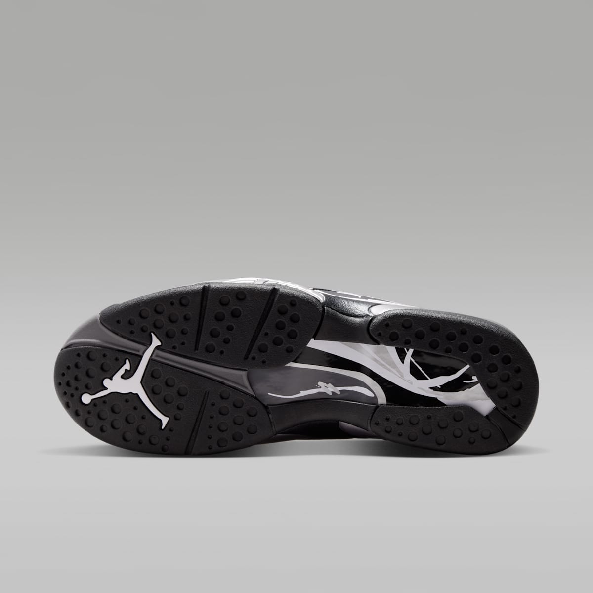 Women's Air Jordan 8 Retro "Chrome" Men's Shoes - Black/Light Graphite/White