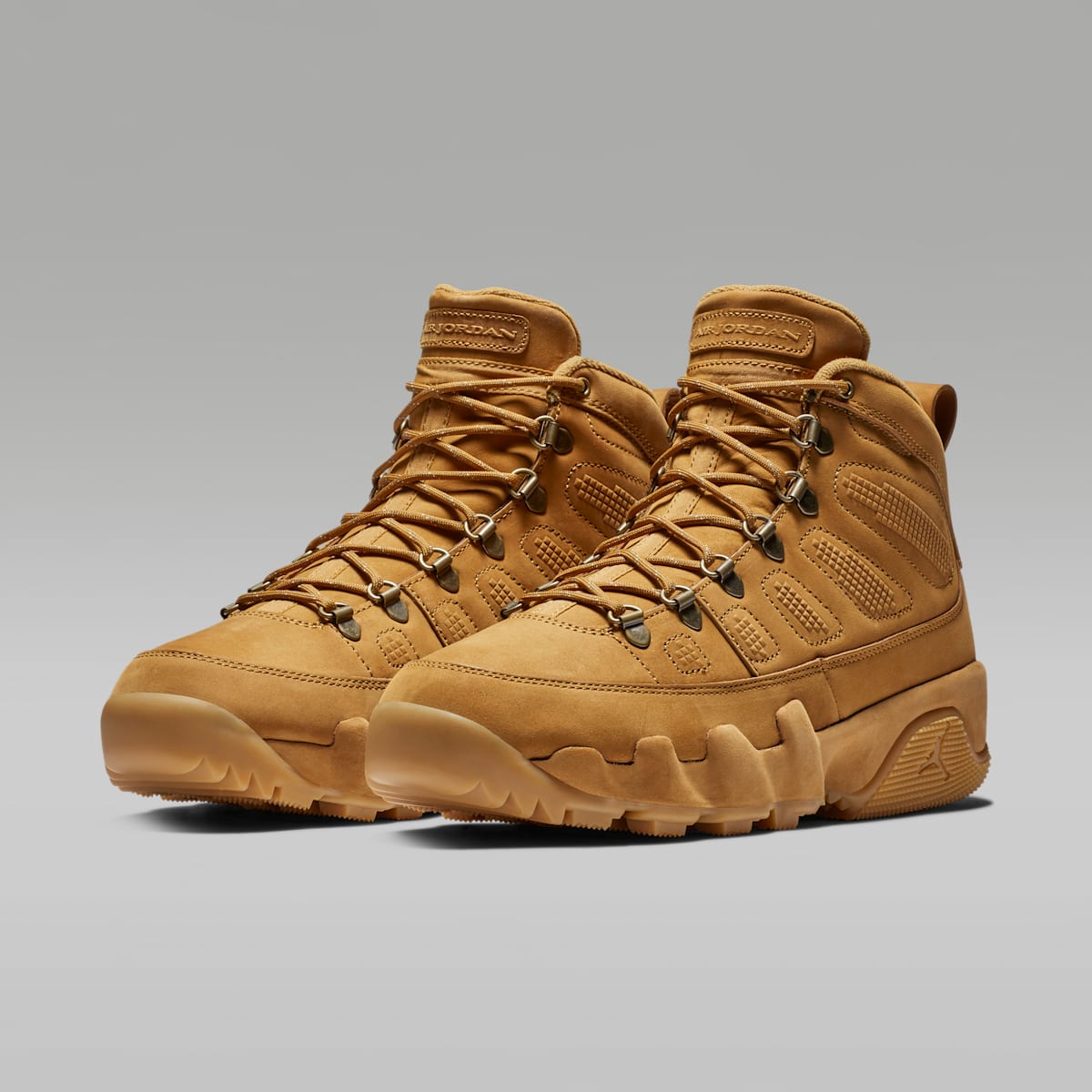 Air Jordan 9 Retro Boots - Wheat/Baroque Brown/Wheat - Image 5