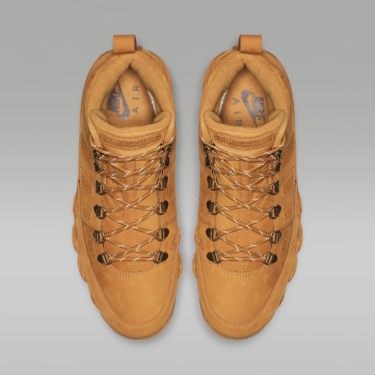 Air Jordan 9 Retro Boots - Wheat/Baroque Brown/Wheat - Image 4