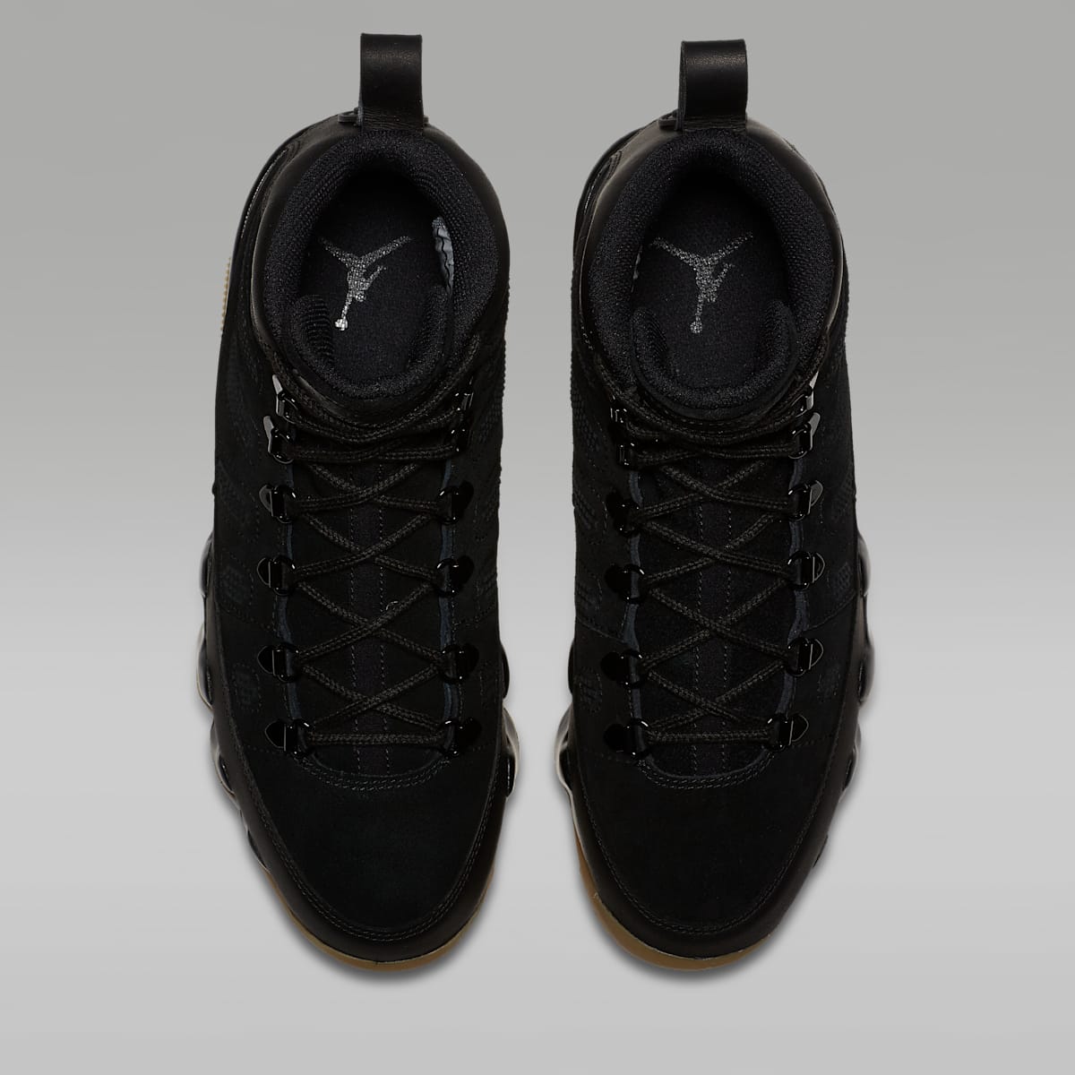 Air Jordan 9 Retro Boots - Black/Gum Light Brown/Black - Image 4